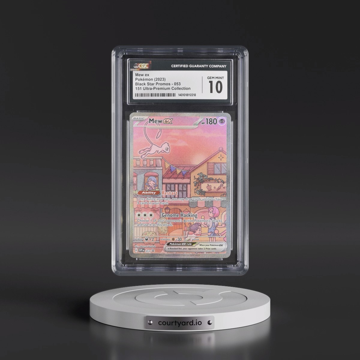 2023 Black Star Promos - Scarlet & Violet SVPEN #053 Mew ex - 151 Ultra-Premium Collection (Holo) (CGC 10 GEM MINT)