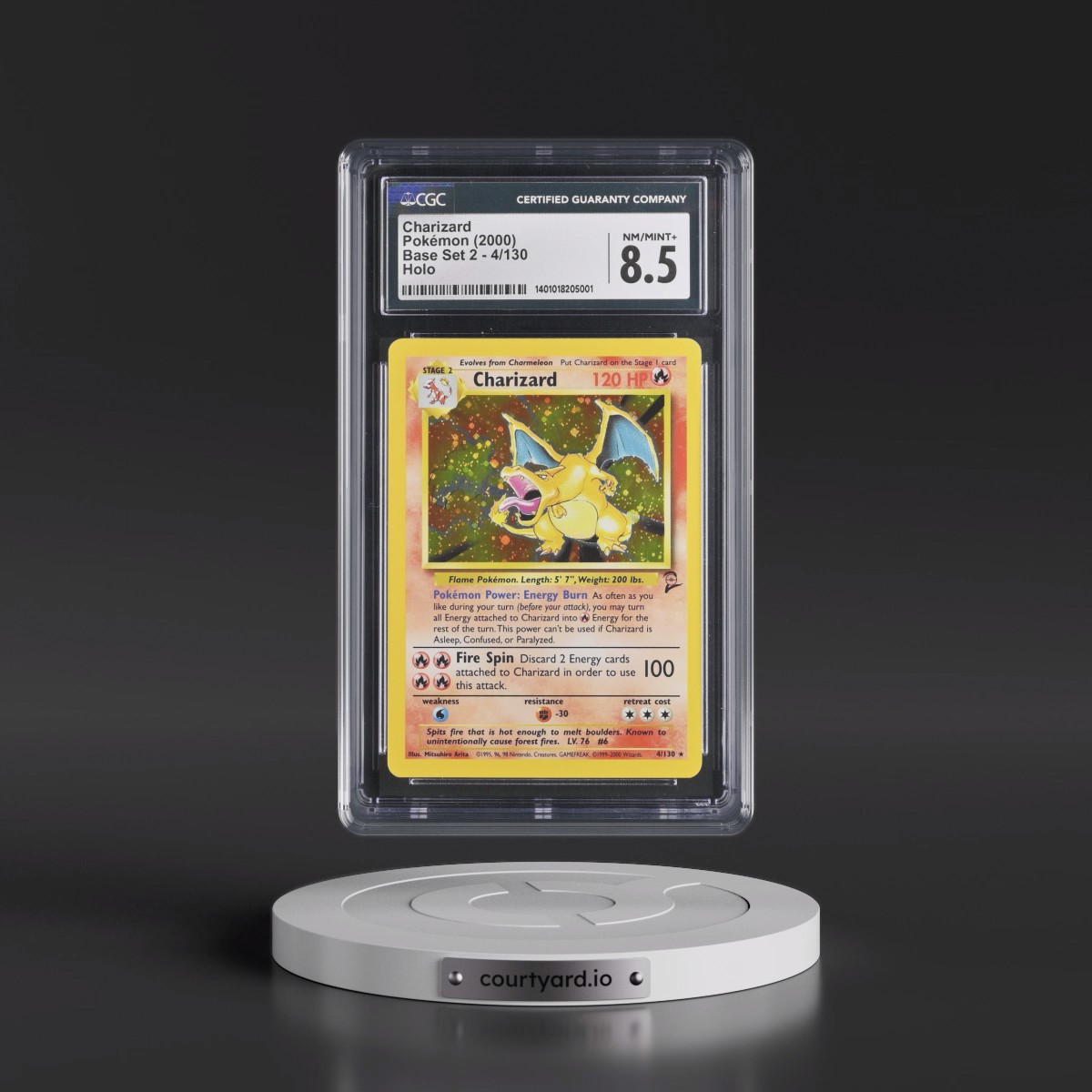 charizard pokemon card base set 2 2000 perfect for serious collectors and enthusiasts of the Pokmon Trading Card Game. This is my prized possession,