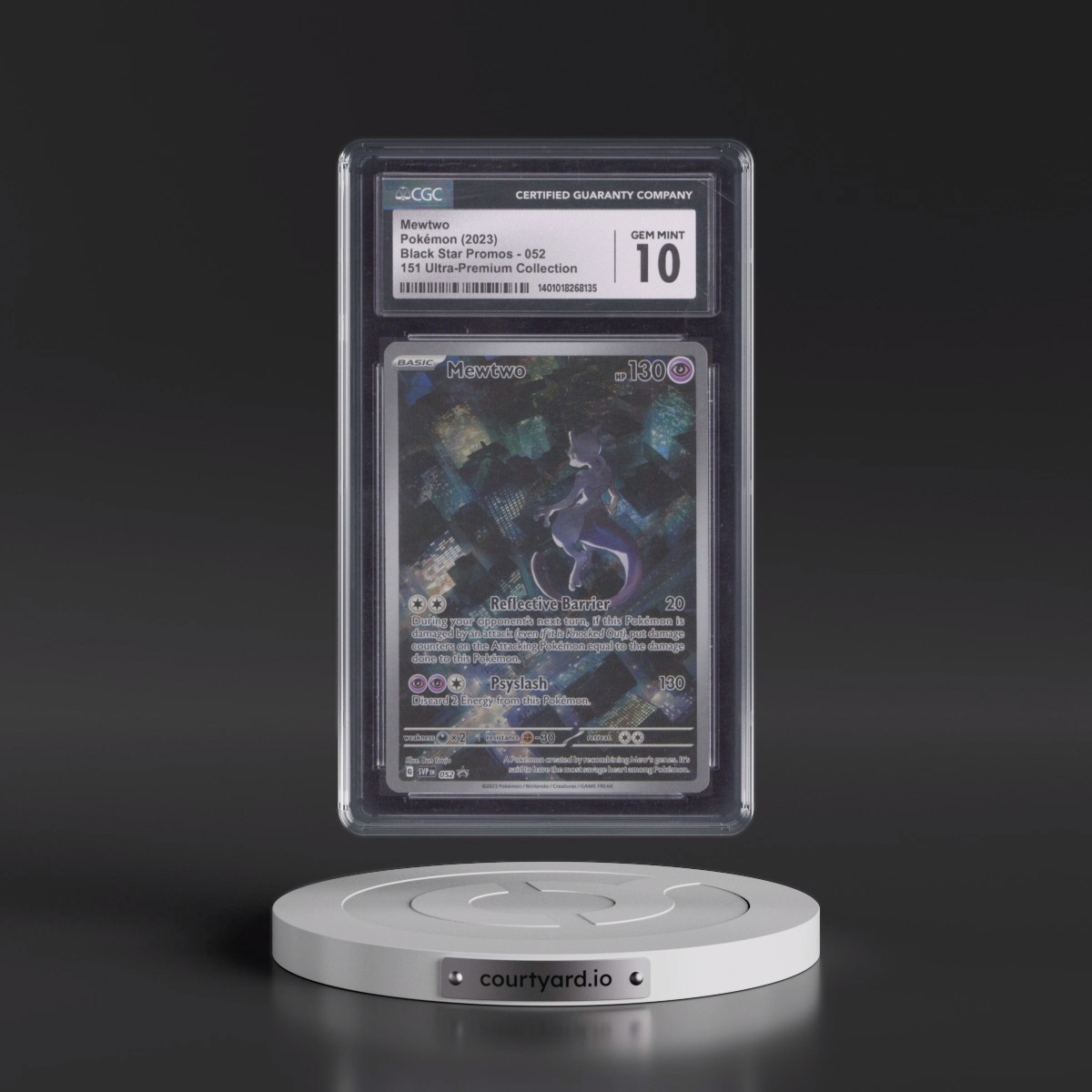 2023 Black Star Promos - Scarlet & Violet SVPEN #052 Mewtwo - 151 Ultra-Premium Collection (Holo) (CGC 10 GEM MINT)