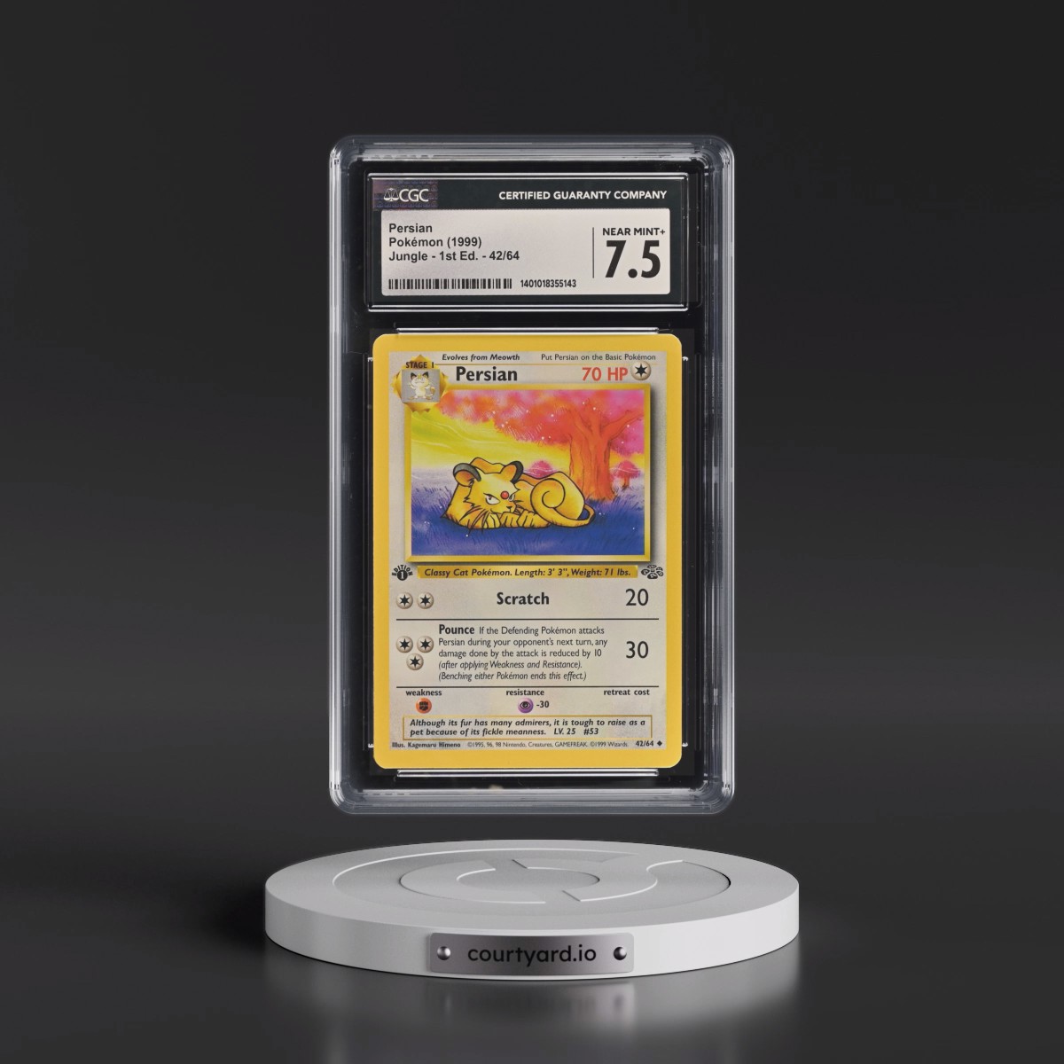1999 Jungle #42/64 Persian - 1st Edition 1st Edition (CGC 7.5 NM+)