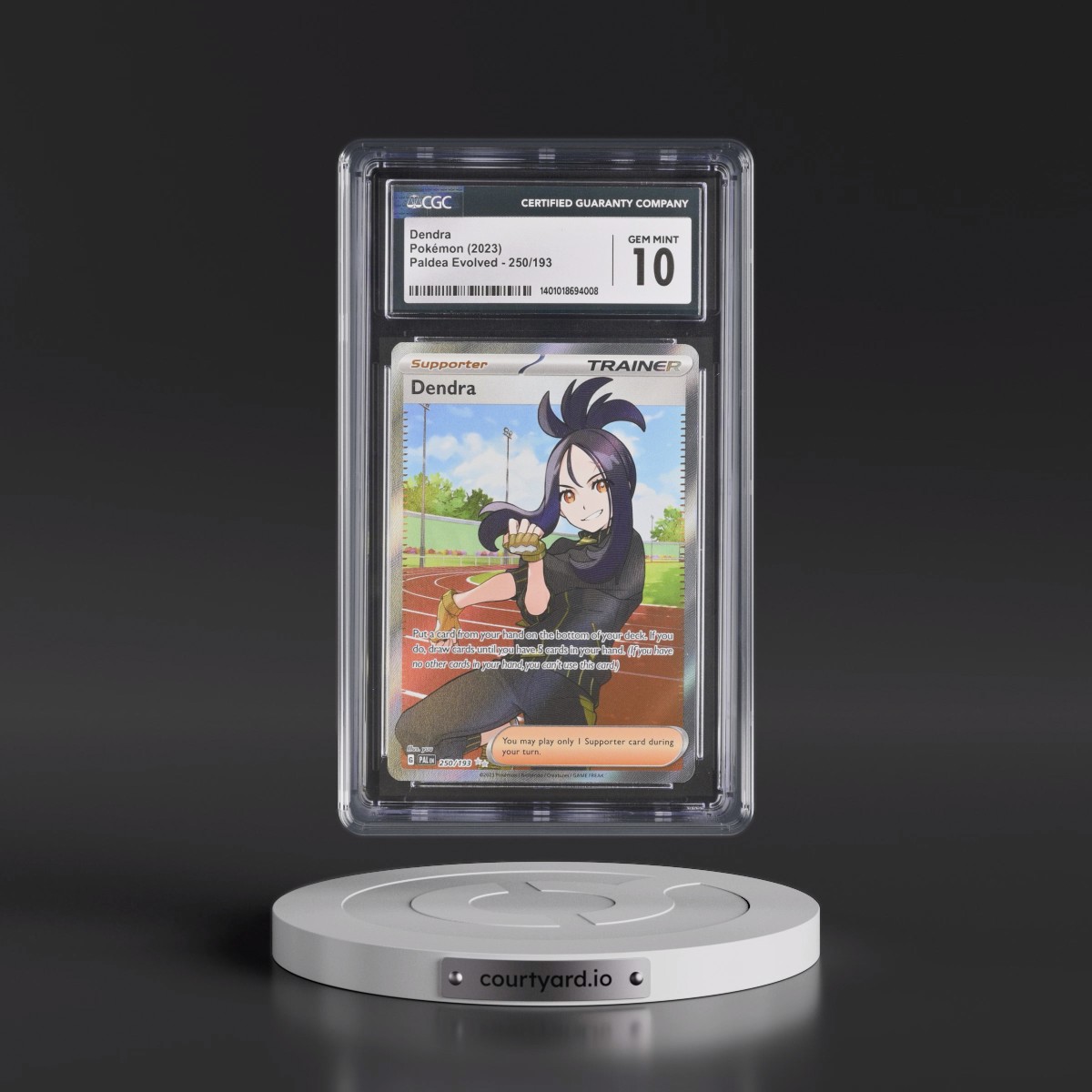 2023 Paldea Evolved - PAL EN #250/193 Dendra - Ultra Rare Holo (CGC 10 GEM MINT)