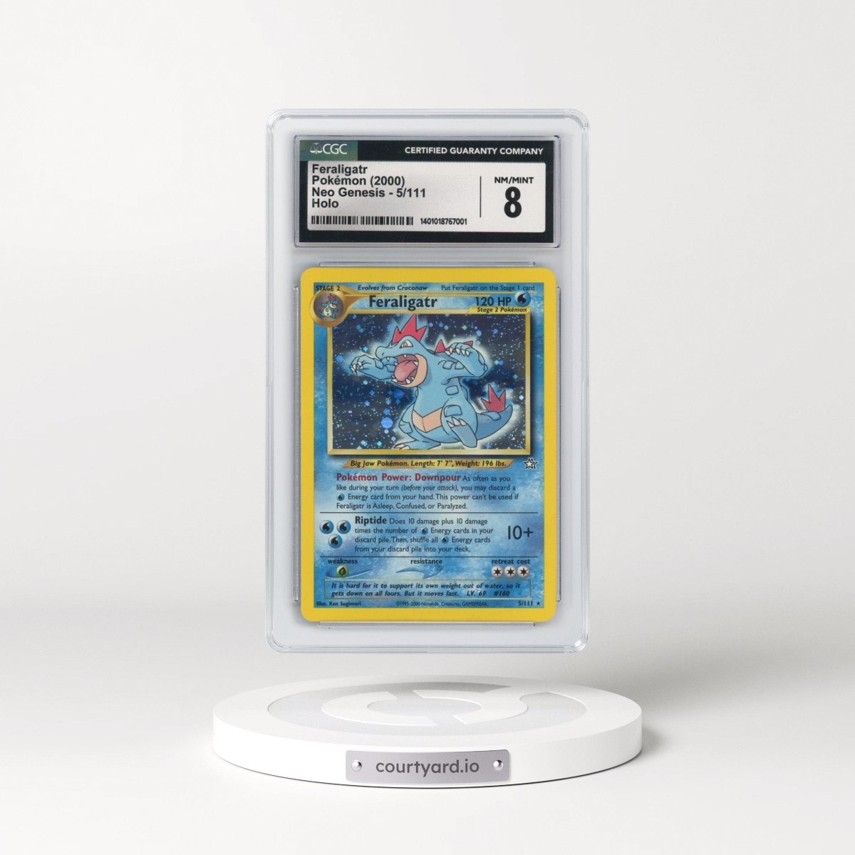 2000 Neo Genesis #5 Feraligatr - Holo (CGC 8 NM-MT)
