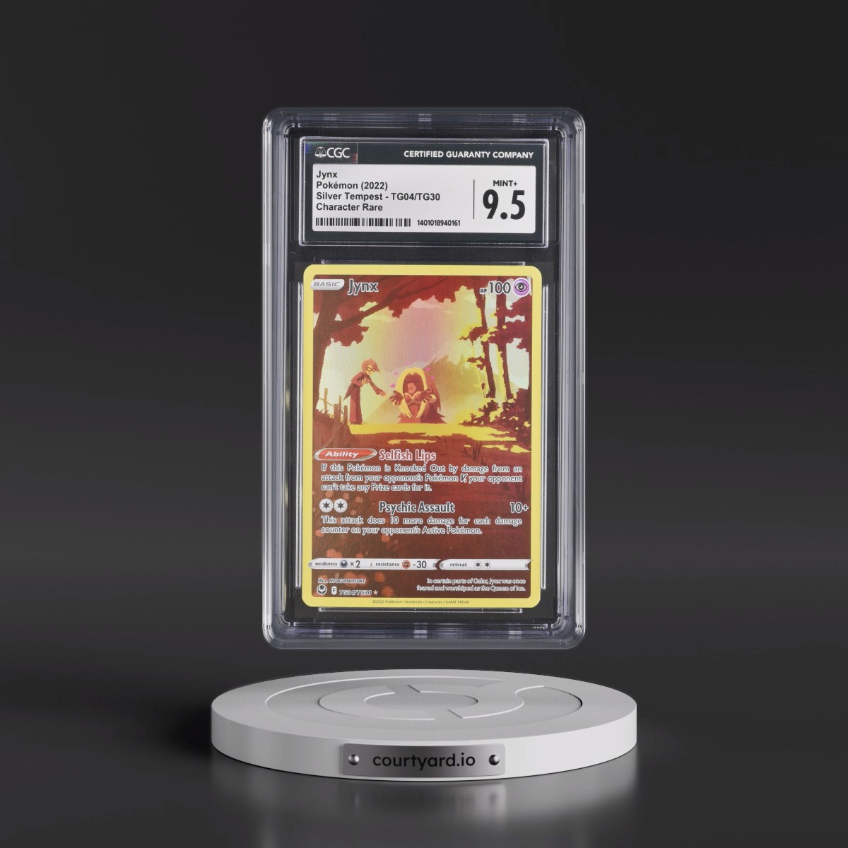 2022 Silver Tempest #TG04/TG30 Jynx - Trainer Gallery Holo (CGC 9.5 MINT+)