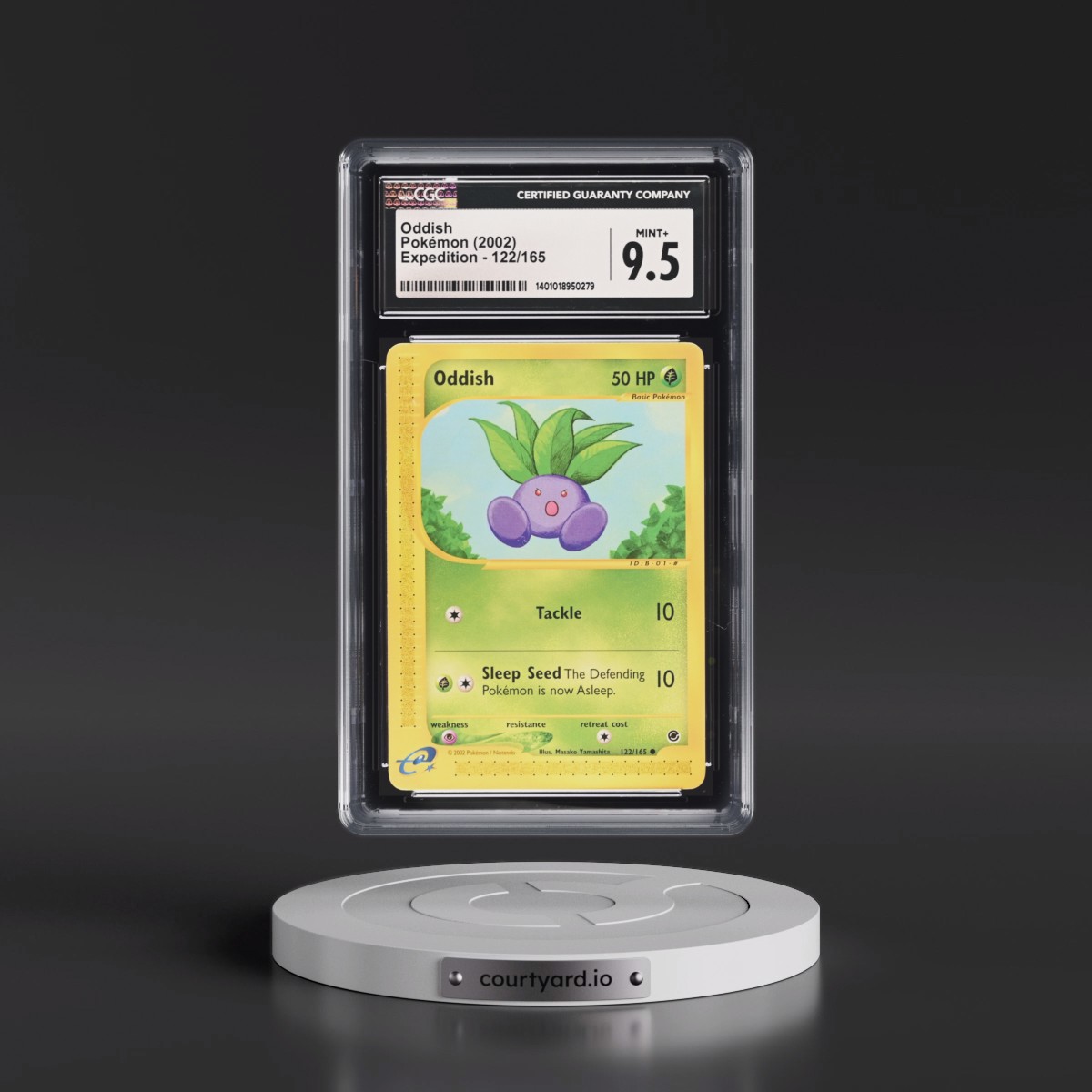 2002 Expedition #122/165 Oddish (CGC 9.5 MINT+)
