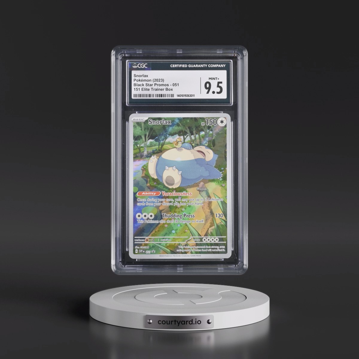 2023 Black Star Promos - Scarlet & Violet SVPEN #051 Snorlax - 151 Elite Trainer Box (Holo) (CGC 9.5 MINT+)