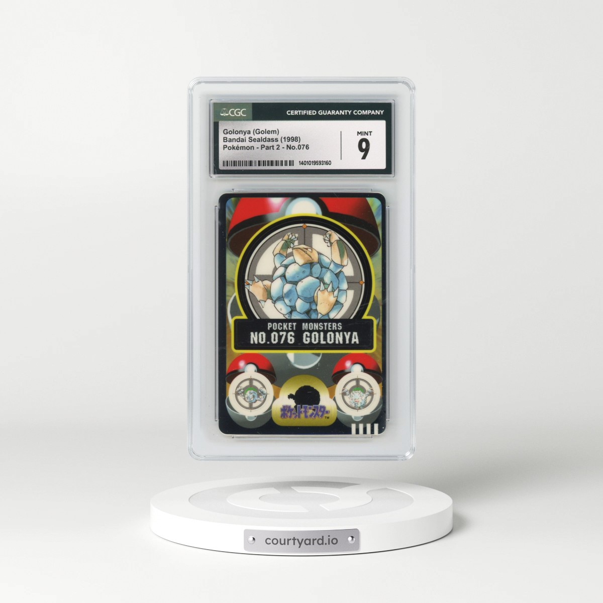 1998 Pokémon - Part 2 #076 Golonya (Golem) (CGC 9 MINT)