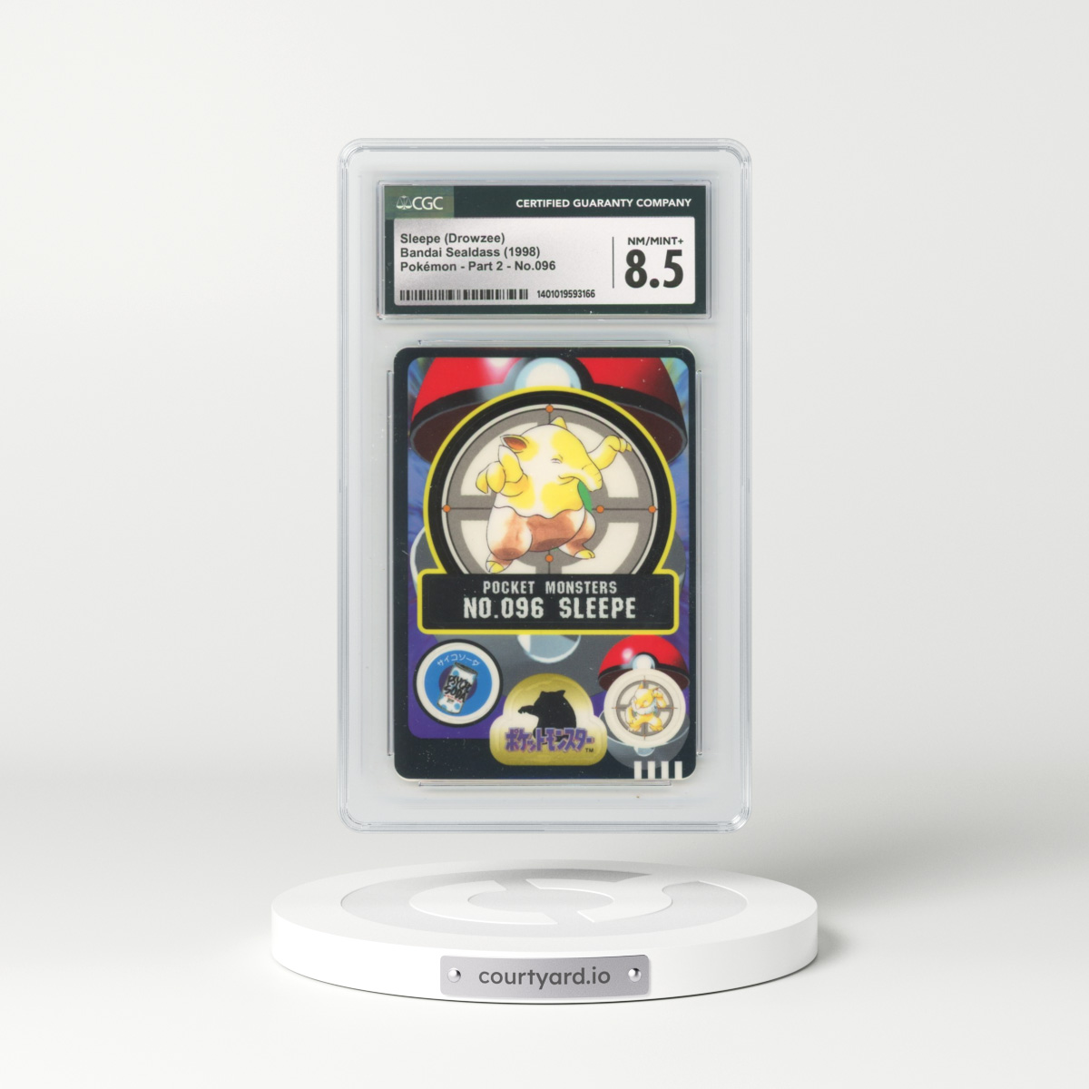 1998 Pokémon - Part 2 #096 Sleepe (Drowzee) (CGC 8.5 NM-MT+)
