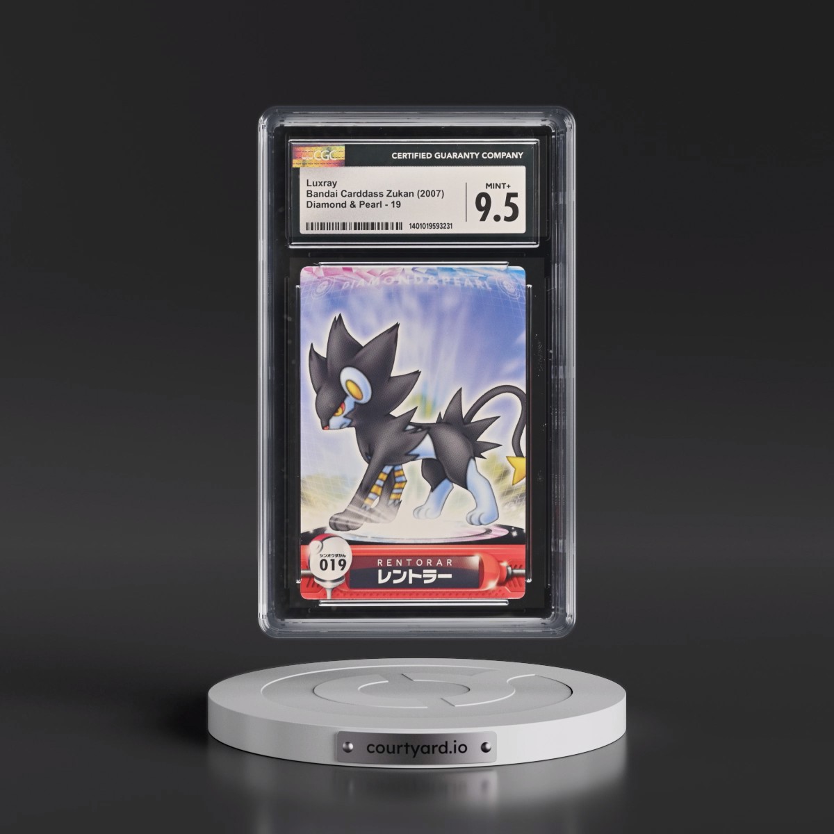 2007 Diamond & Pearl #19 Luxray (CGC 9.5 MINT+)