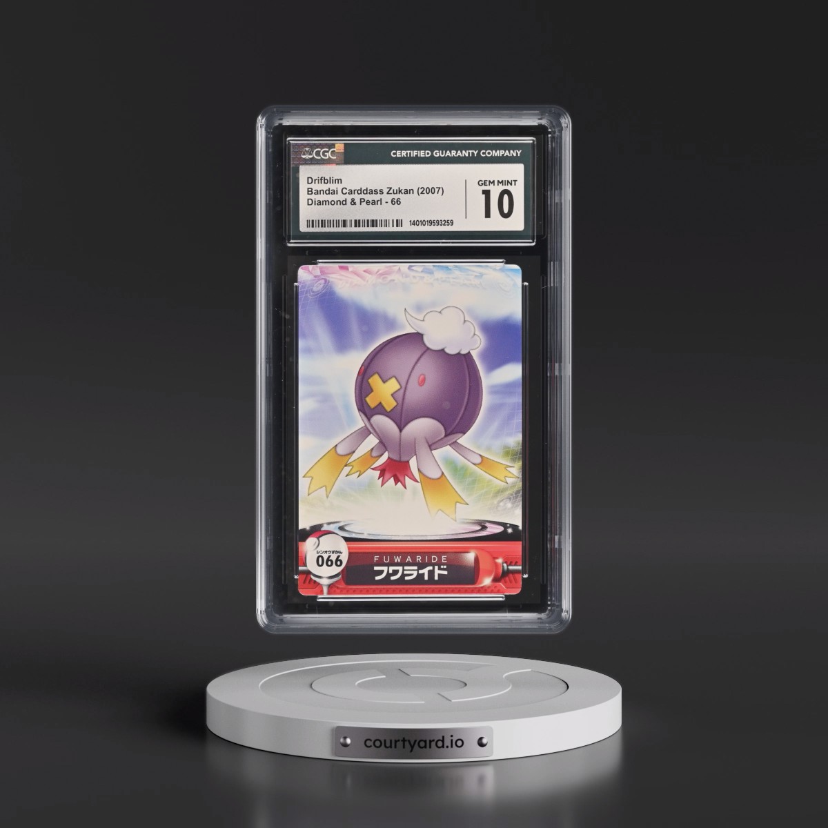 2007 Diamond & Pearl #066 Drifblim (CGC 10 GEM MINT)