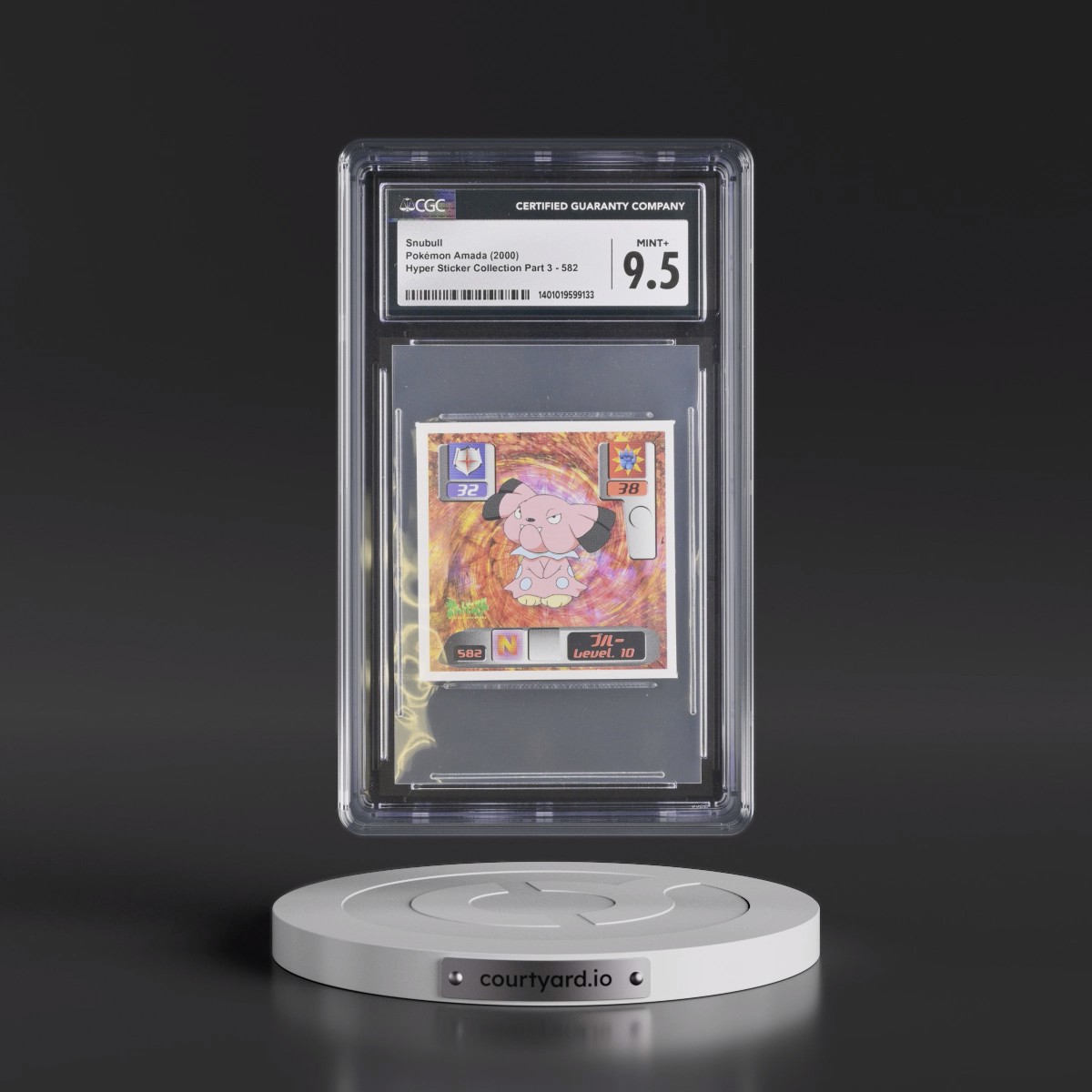 2000 Hyper Sticker Collection Part 3 (2000) #582 Snubull - Holo (CGC 9.5 MINT+)