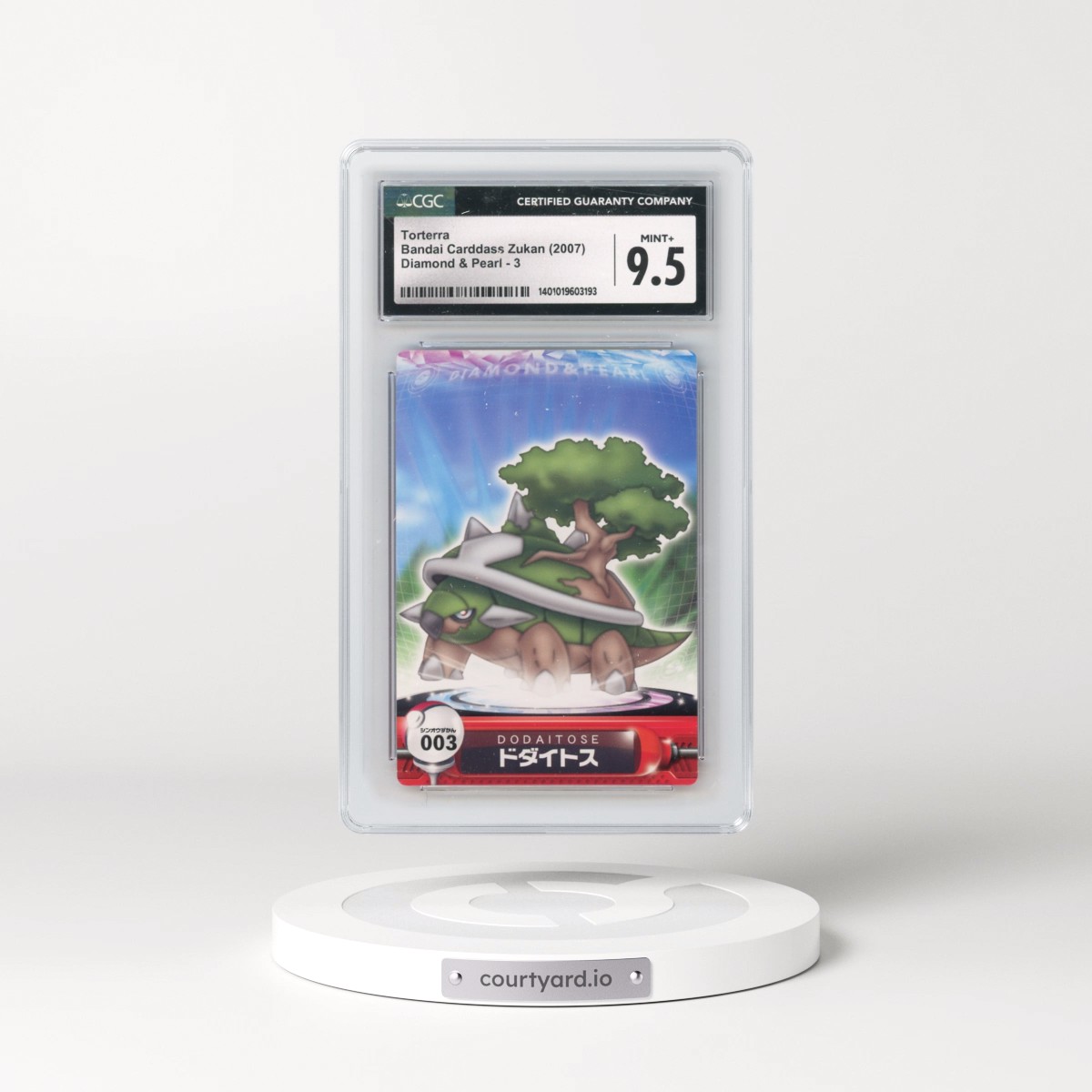 2007 Diamond & Pearl #003 Torterra (CGC 9.5 MINT+)