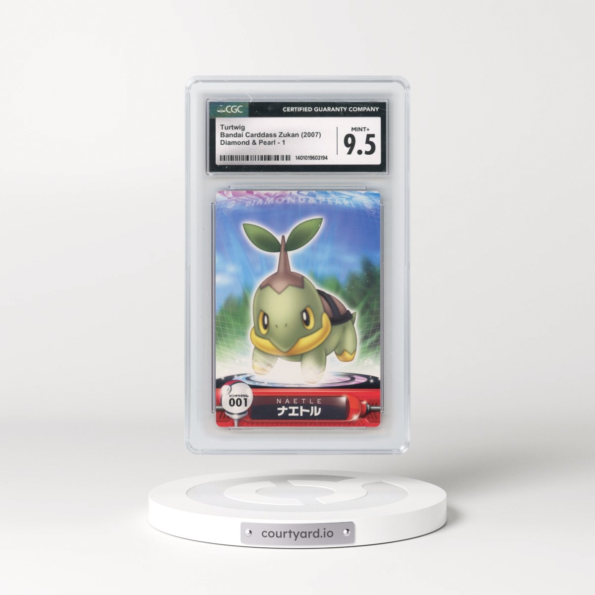 2007 Diamond & Pearl #001 Turtwig (CGC 9.5 MINT+)