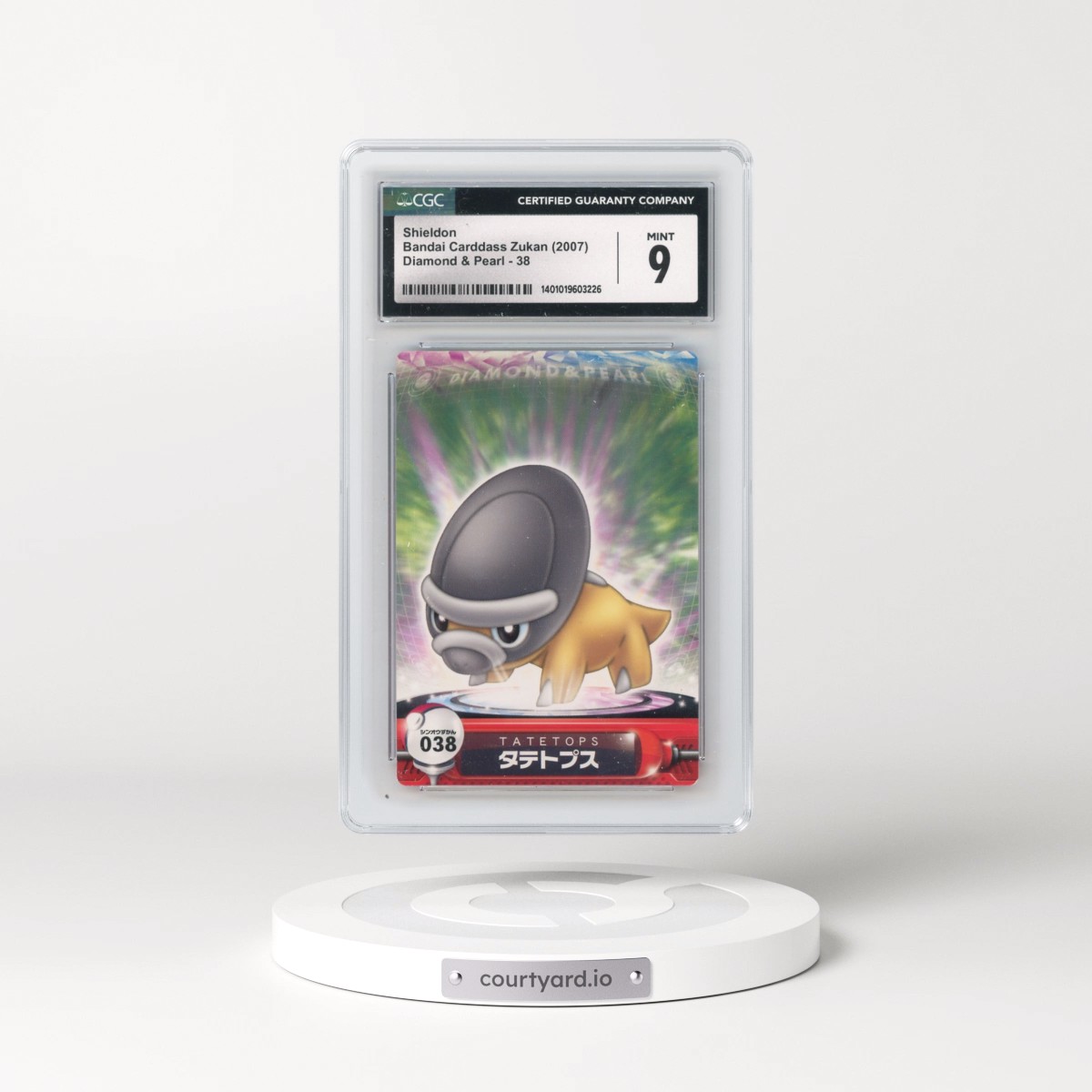 2007 Diamond & Pearl #038 Shieldon (CGC 9 MINT)