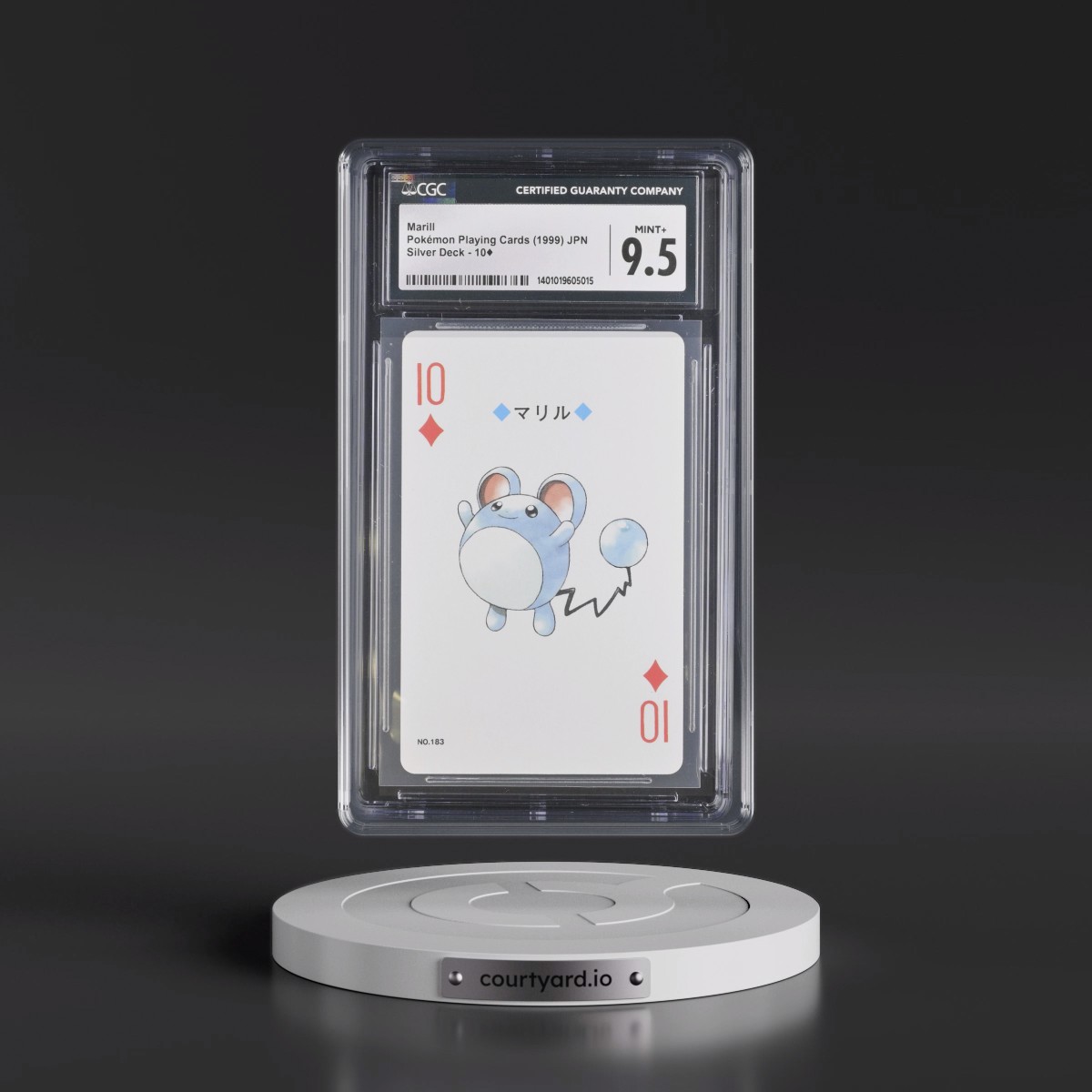 1999 Silver Deck (Lugia Deck) #10¦ Marill (CGC 9.5 MINT+)