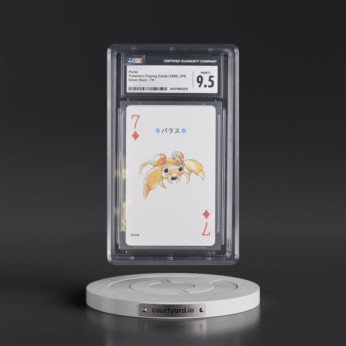 1999 Silver Deck (Lugia Deck) #7¦ Paras (CGC 9.5 MINT+)