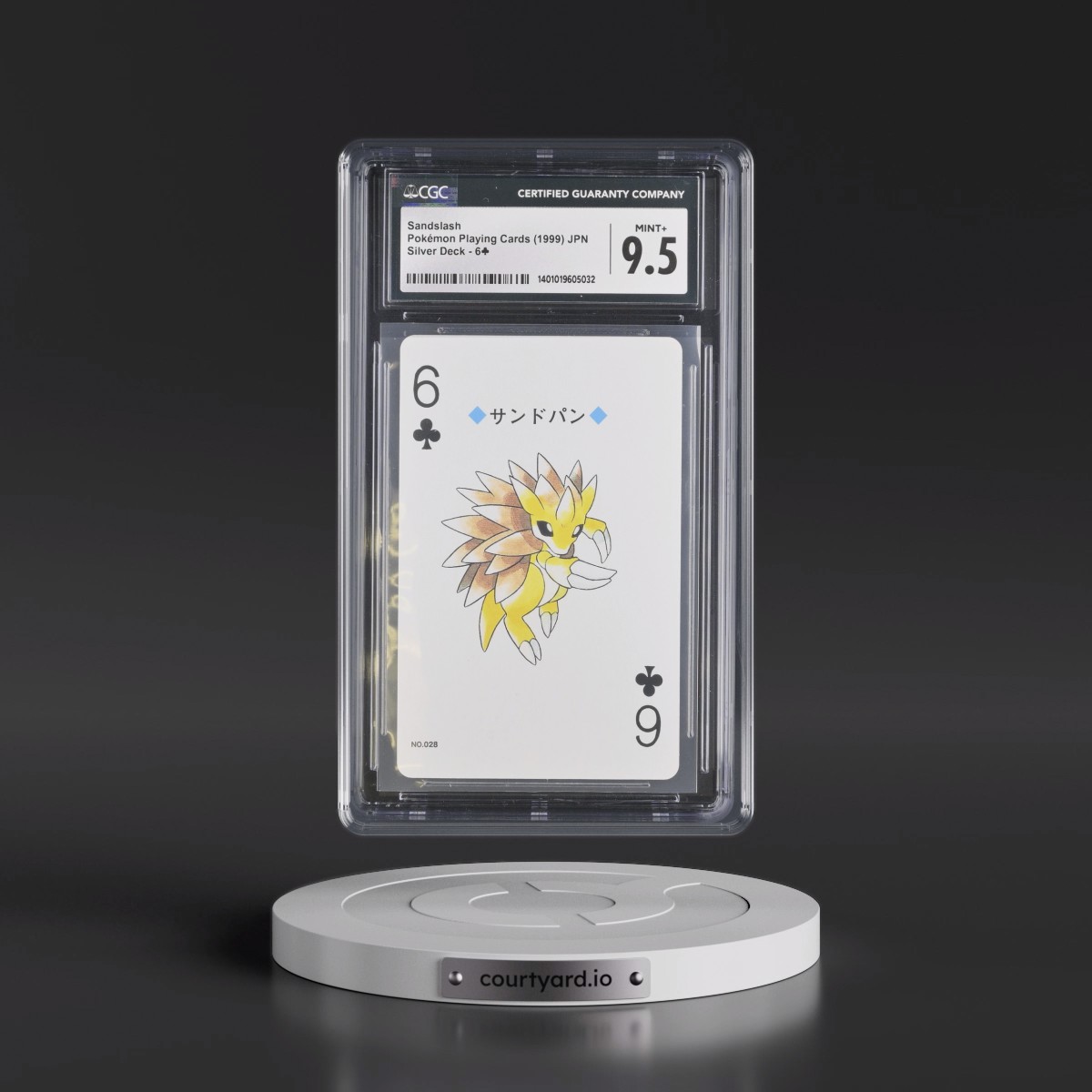 1999 Silver Deck (Lugia Deck) #6Ã¿ Sandslash (CGC 9.5 MINT+)