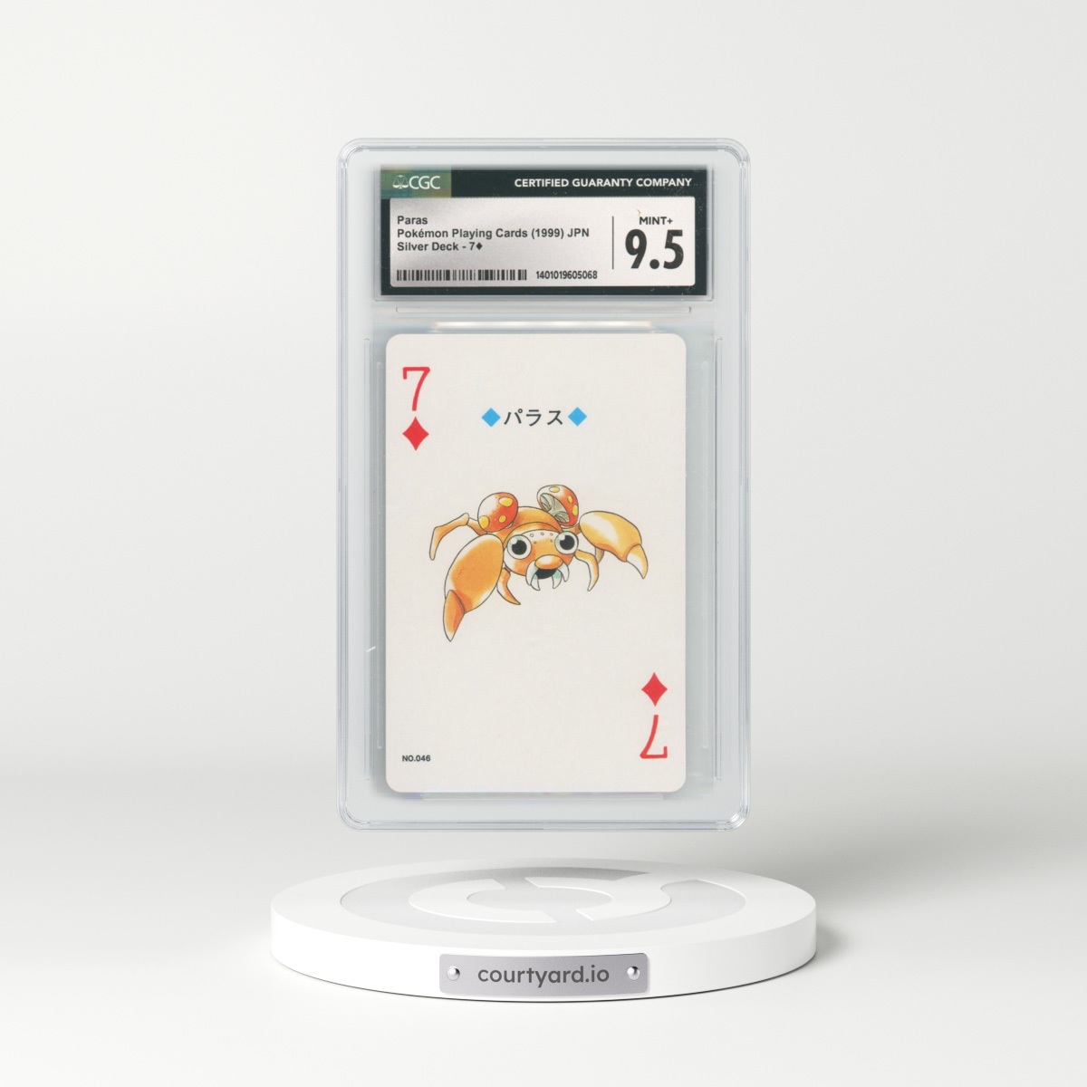1999 Japanese Silver Deck (Lugia Deck) #7¦ Paras (CGC 9.5 MINT+)