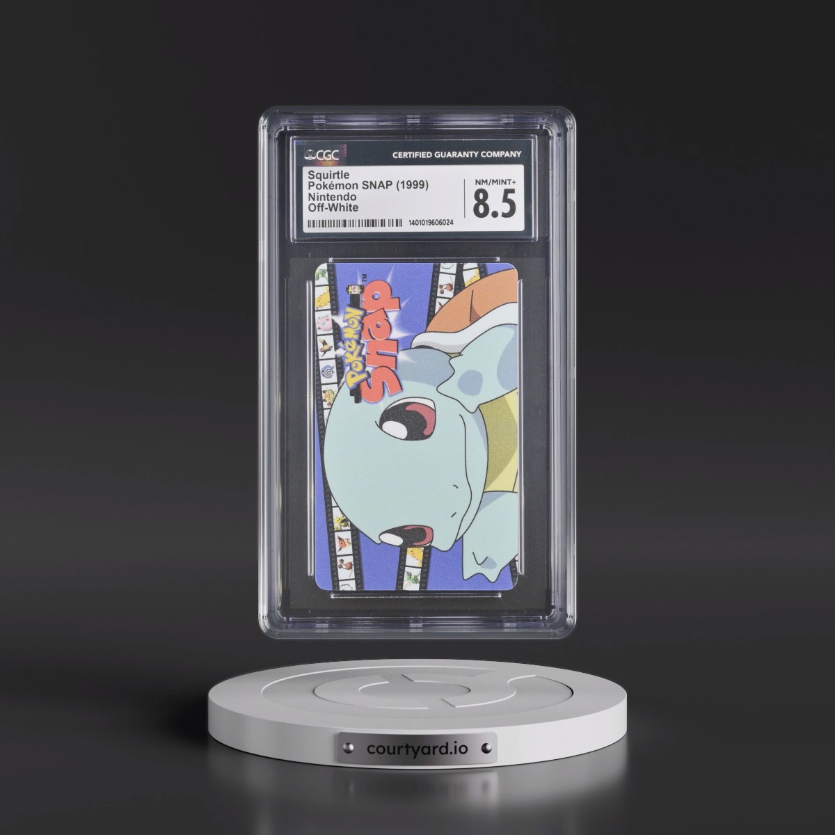 1999 Pokémon SNAP - English Squirtle - Off-White (CGC 8.5 NM-MT+)