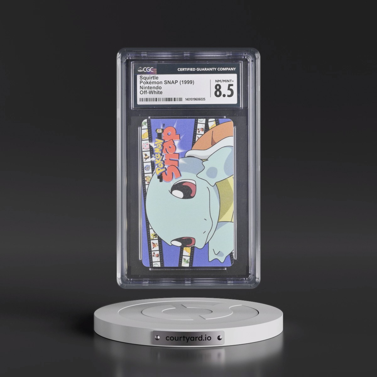 1999 Pokémon SNAP - English Squirtle - Off-White (CGC 8.5 NM-MT+)