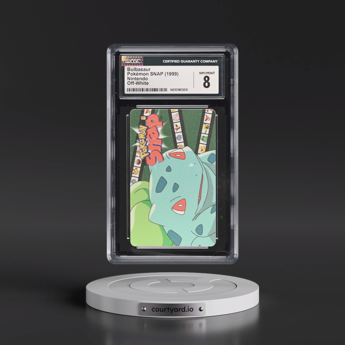 1999 Pokémon SNAP - English Bulbasaur - Off-White (CGC 8 NM-MT)