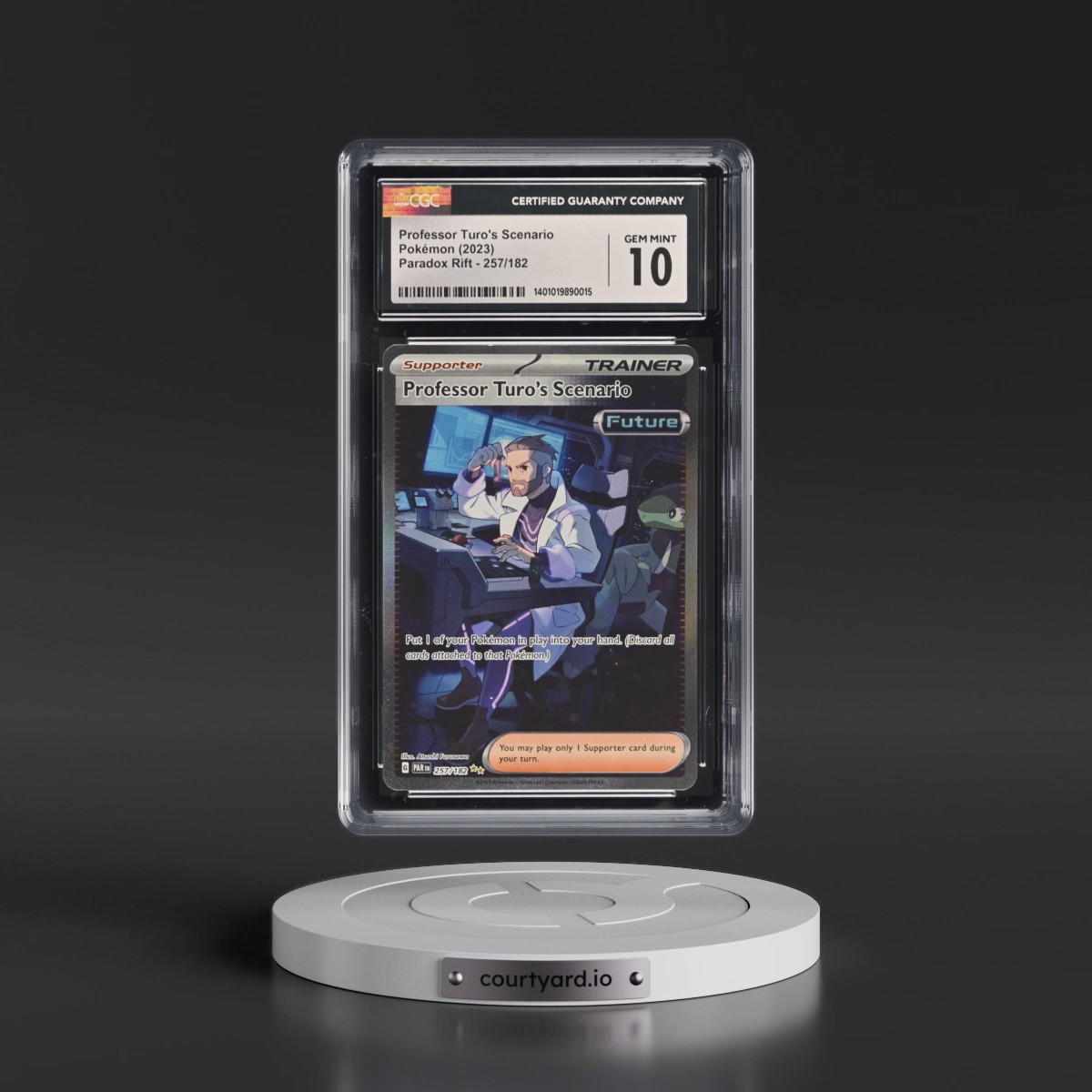 2023 Paradox Rift - PAR EN #257/182 Professor Turo's Scenario - Special Illustration Rare (CGC 10 GEM MINT)