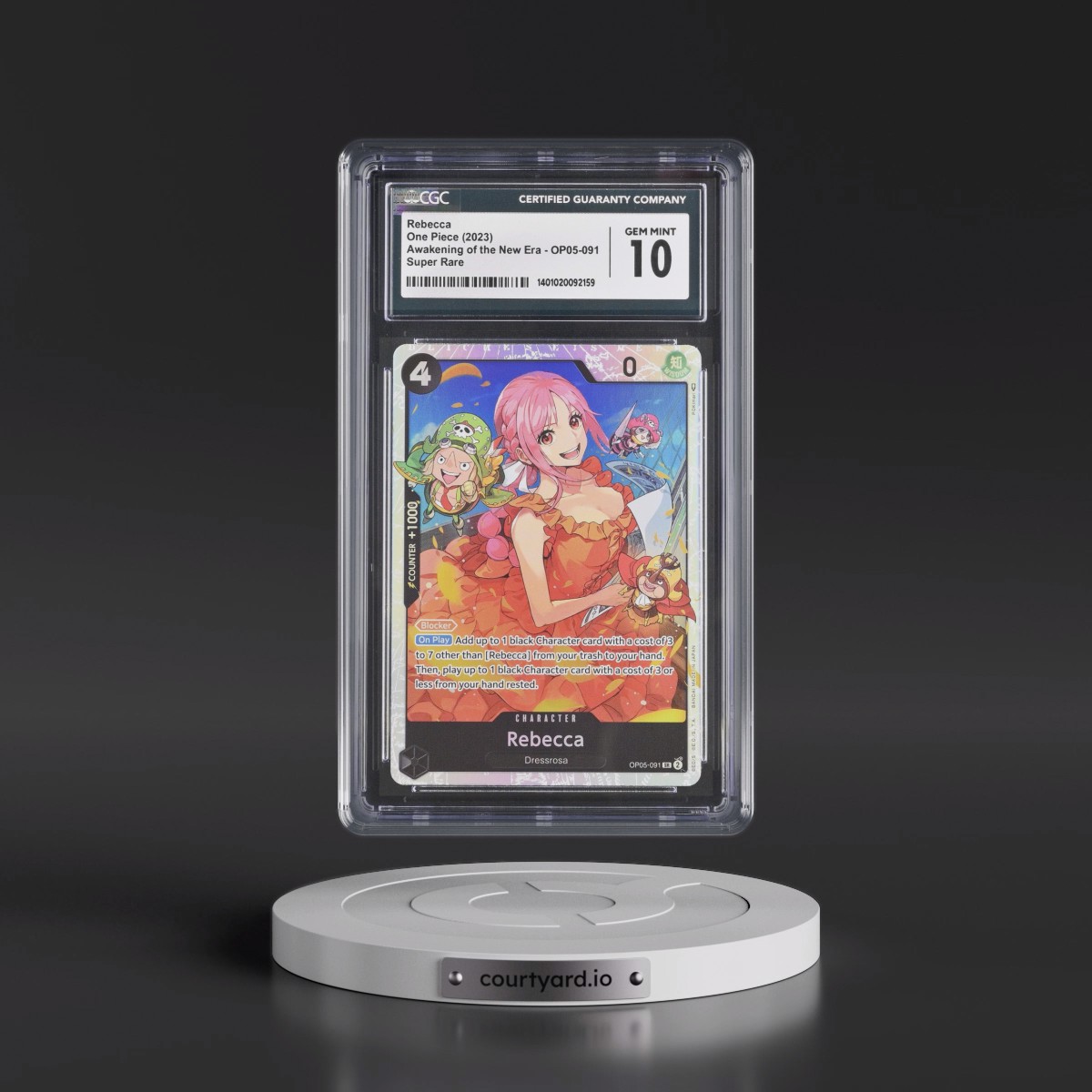2023 Awakening of the New Era (OP05) - English #OP05-091 Rebecca (CGC 10 GEM MINT)