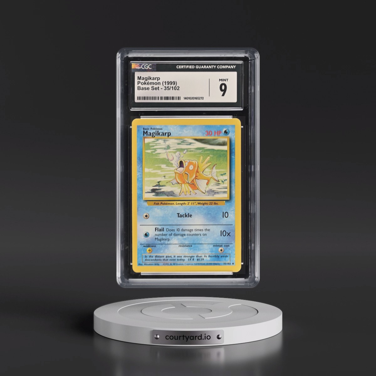1999 Base Set #35/102 Magikarp (CGC 9 MINT)
