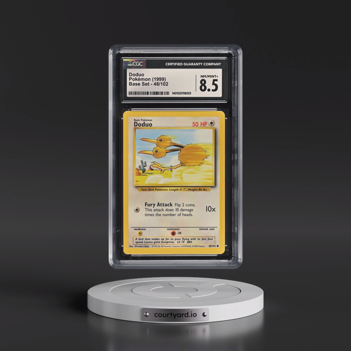 1999 Base Set #48/102 Doduo (CGC 8.5 NM-MT+)