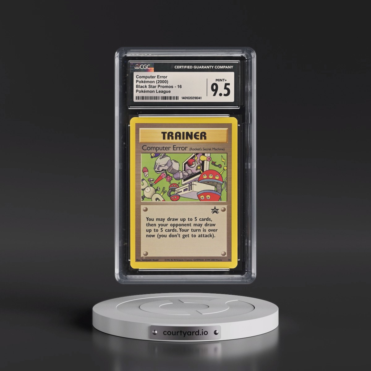 1999 Black Star Promos #16 Computer Error - Pokémon League (CGC 9.5 MINT+)