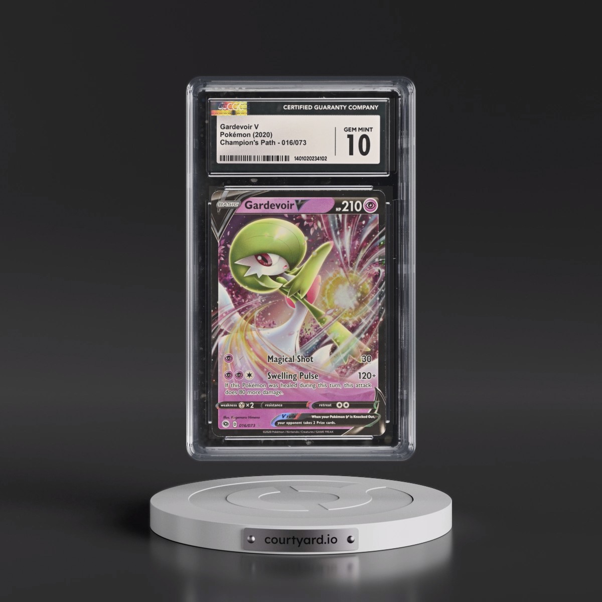 2020 Champion's Path Gardevoir V - Holo #016/073 CGC 10