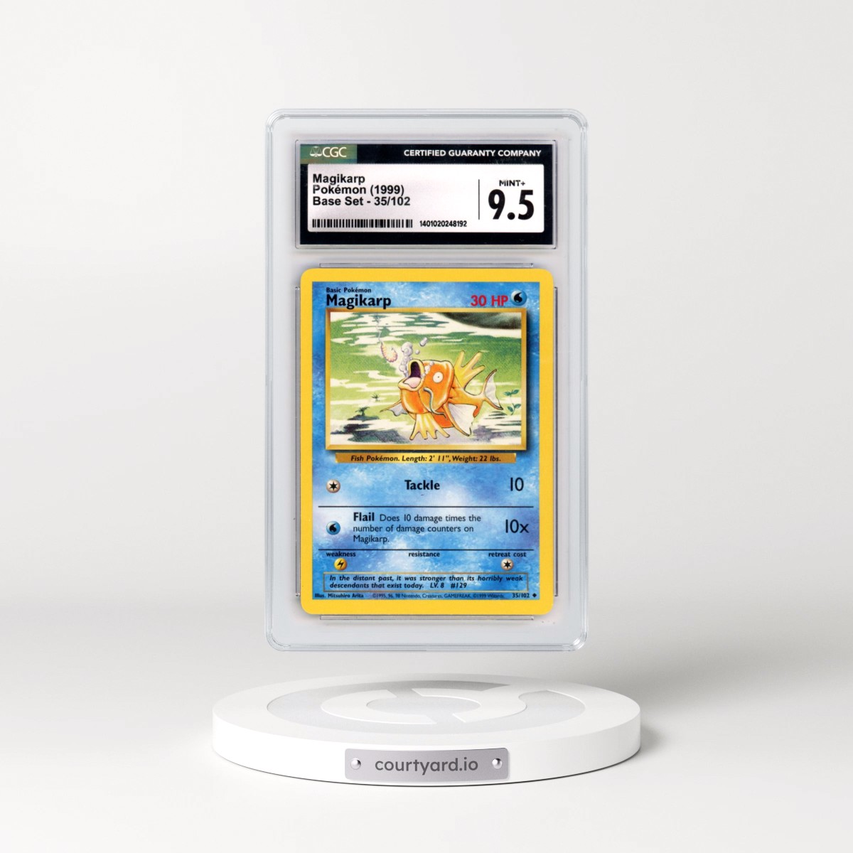 1999 Base Set #35/102 Magikarp (CGC 9.5 MINT+)