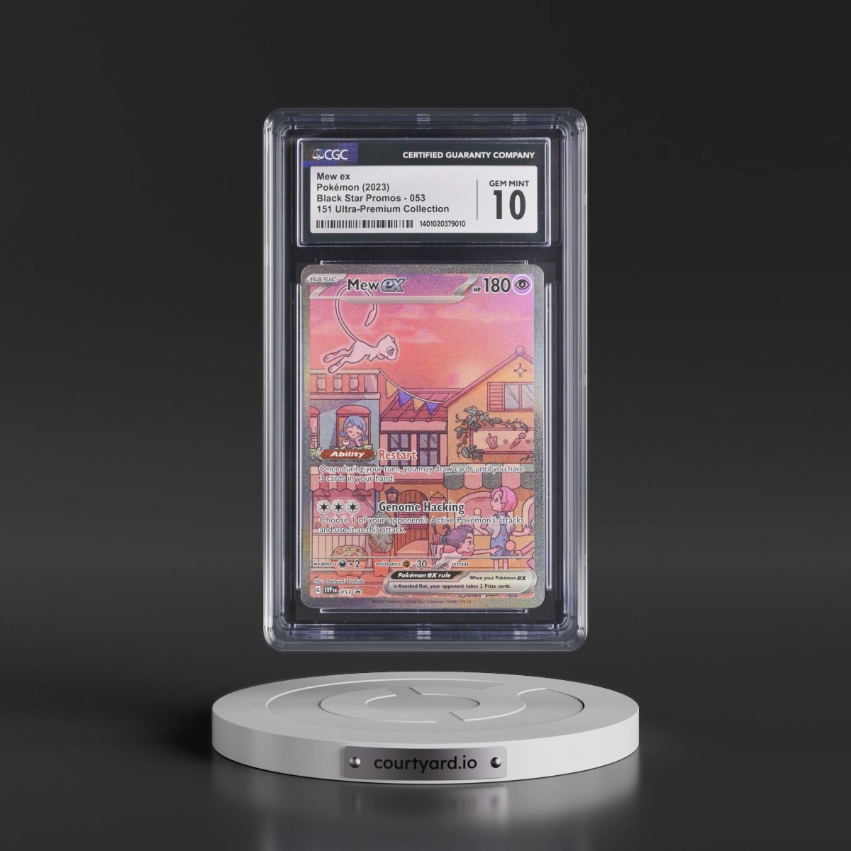 2023 Black Star Promos - Scarlet & Violet SVPEN #053 Mew ex - 151 Ultra-Premium Collection (Holo) (CGC 10 GEM MINT)
