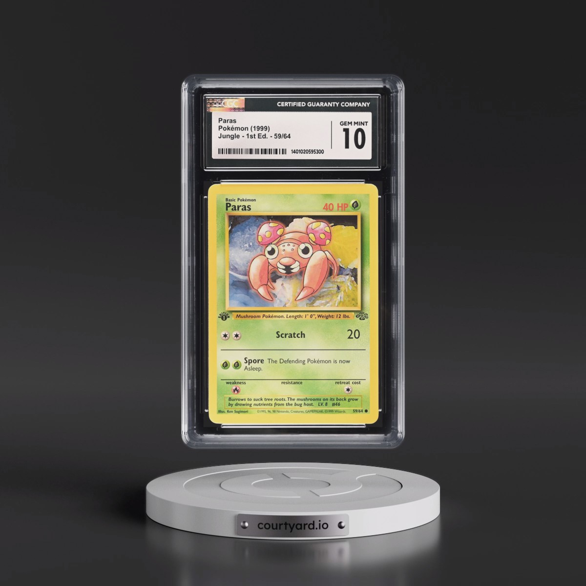 1999 Jungle #59/64 Paras - 1st Edition 1st Edition (CGC 10 GEM MINT)