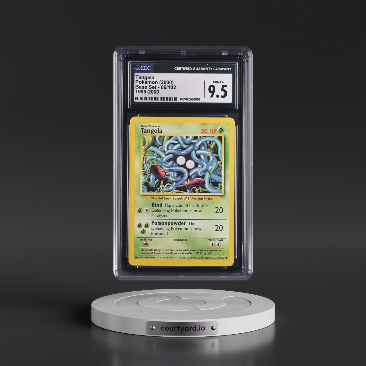 1999 Base Set #66/102 Tangela - 1999-2000 (CGC 9.5 MINT+)