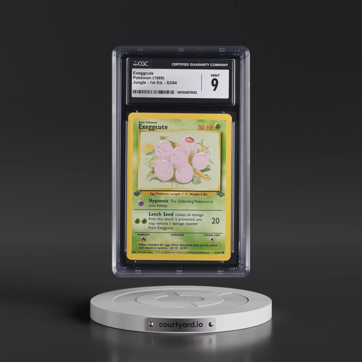 1999 Jungle #52/64 Exeggcute - 1st Edition 1st Edition (CGC 9 MINT)