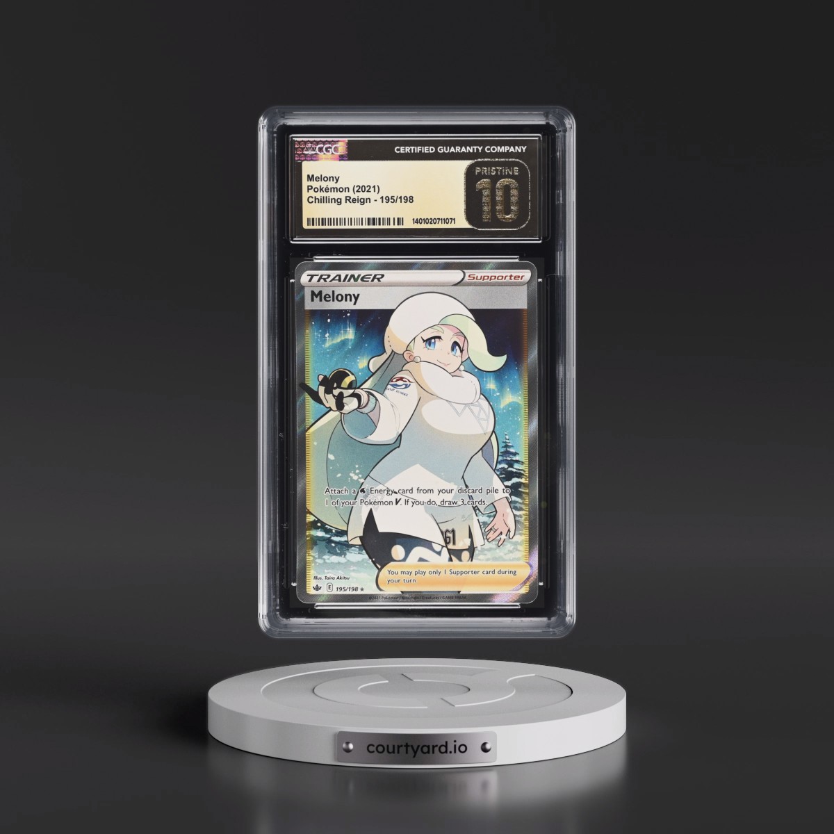 2021 Chilling Reign #195/198 Melony - Ultra Rare Holo (CGC 10 PRISTINE)