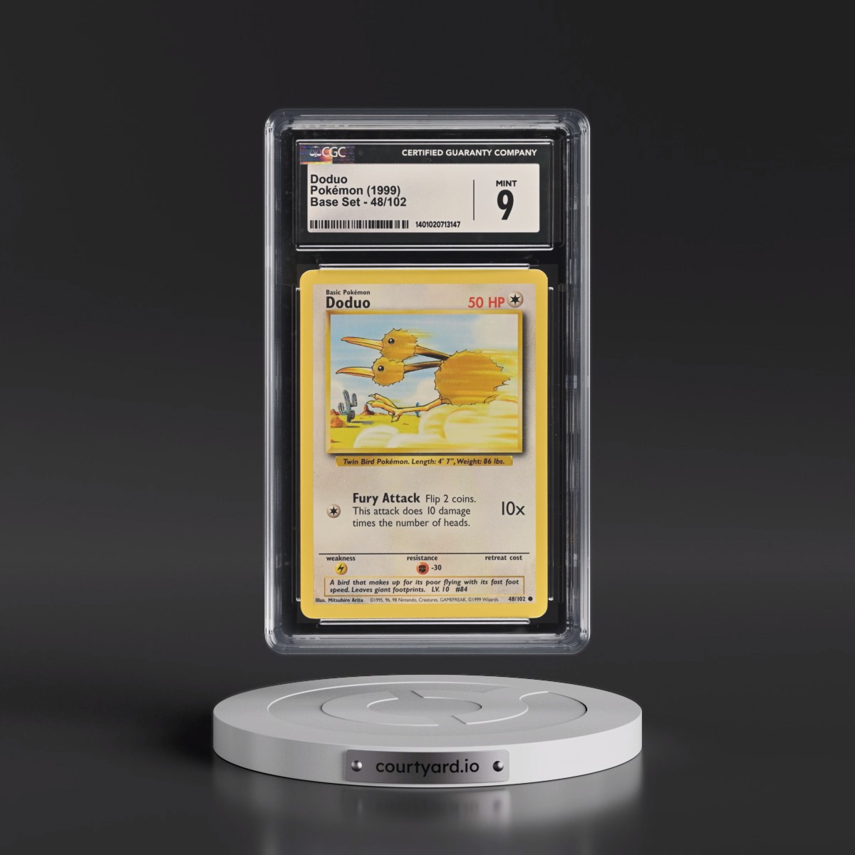 1999 Base Set #48/102 Doduo (CGC 9 MINT)