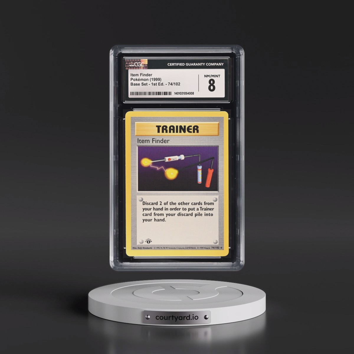 1999 Base Set #74/102 Item Finder - 1st Edition 1st Edition (CGC 8 NM-MT)