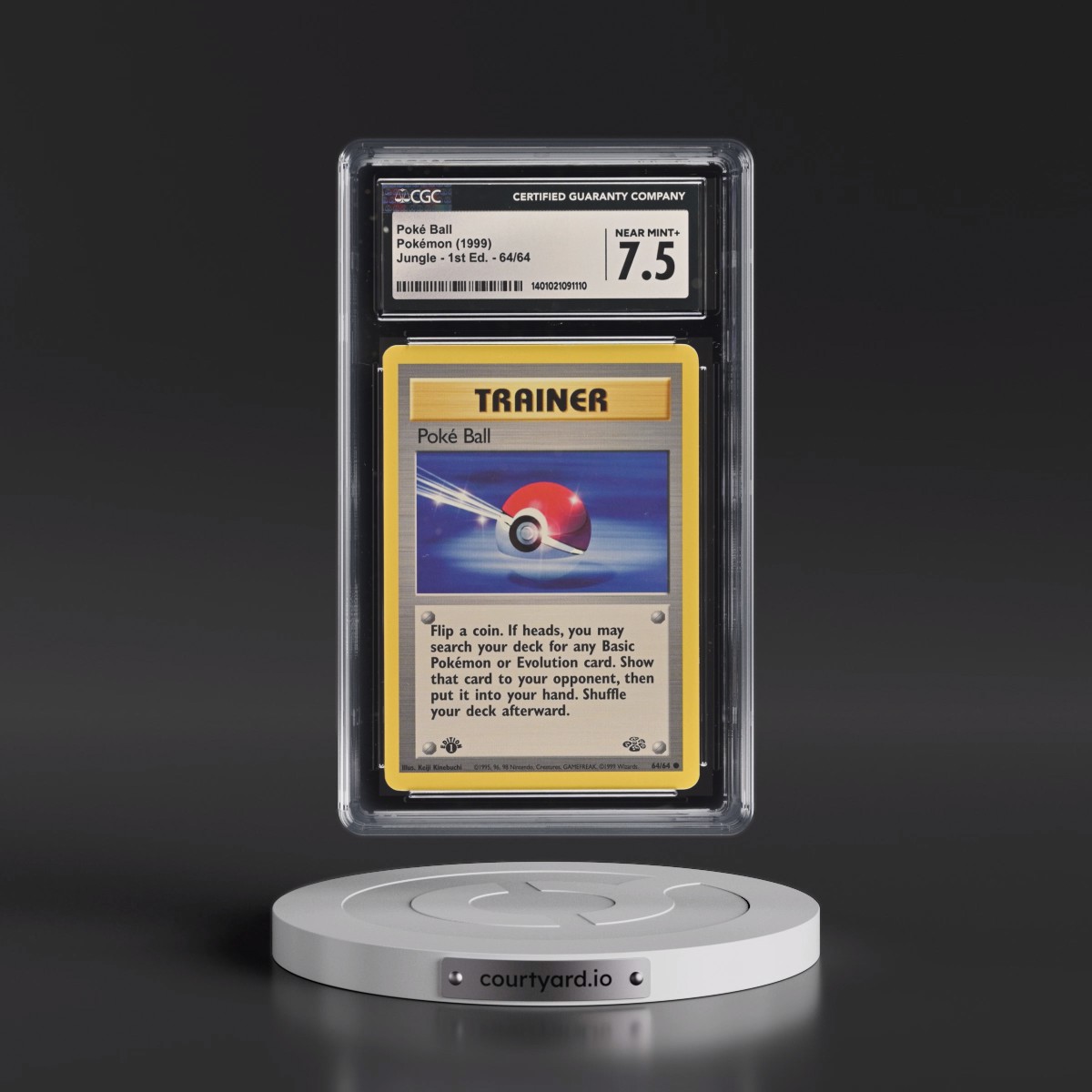 1999 Jungle #64/64 Poké Ball - 1st Edition 1st Edition (CGC 7.5 NM+)