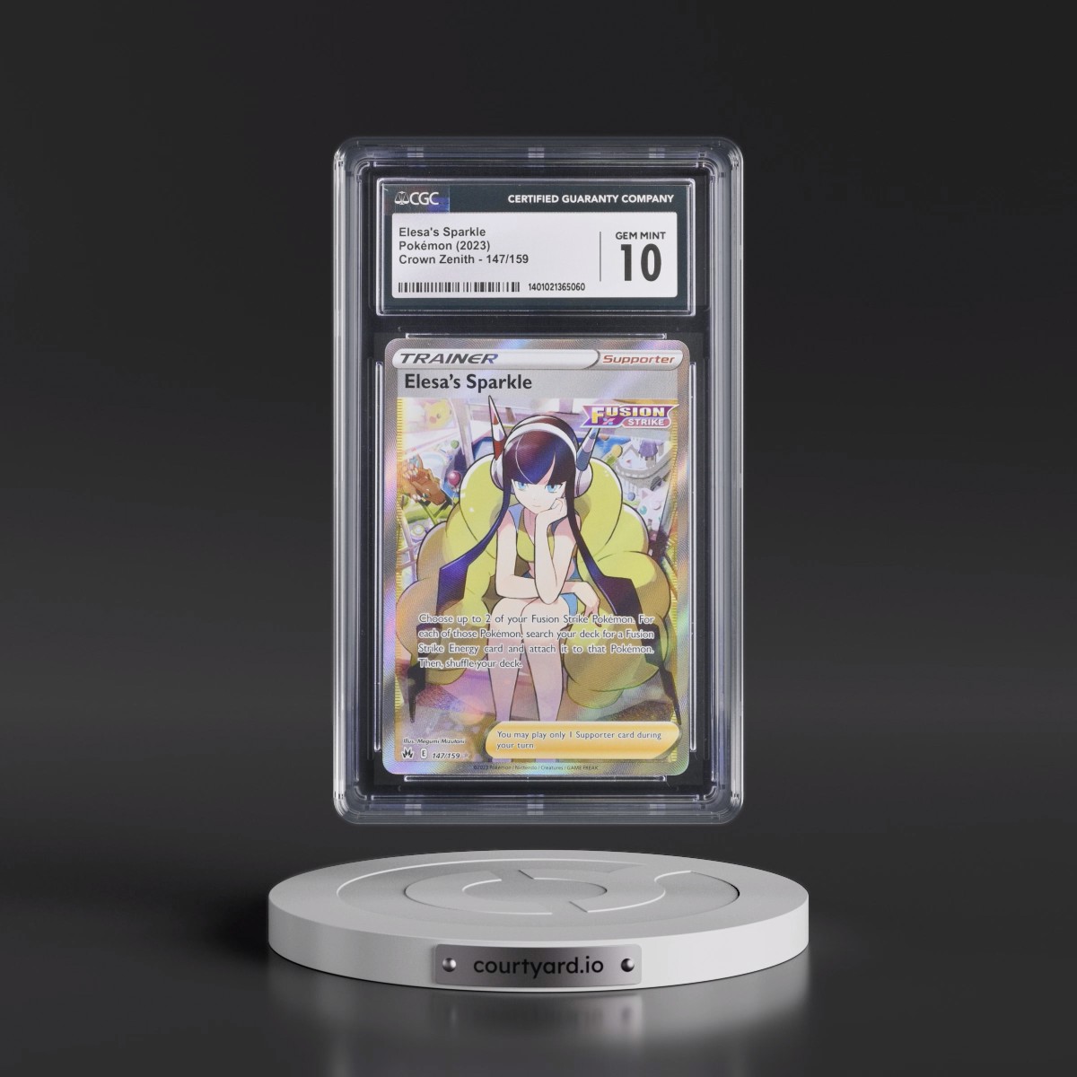 2023 Crown Zenith #147/159 Elesa's Sparkle - Ultra Rare Holo (CGC 10 GEM MINT)