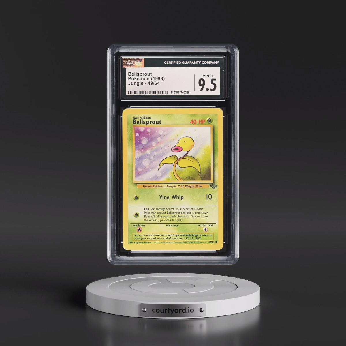 1999 Jungle #49/64 Bellsprout (CGC 9.5 MINT+)