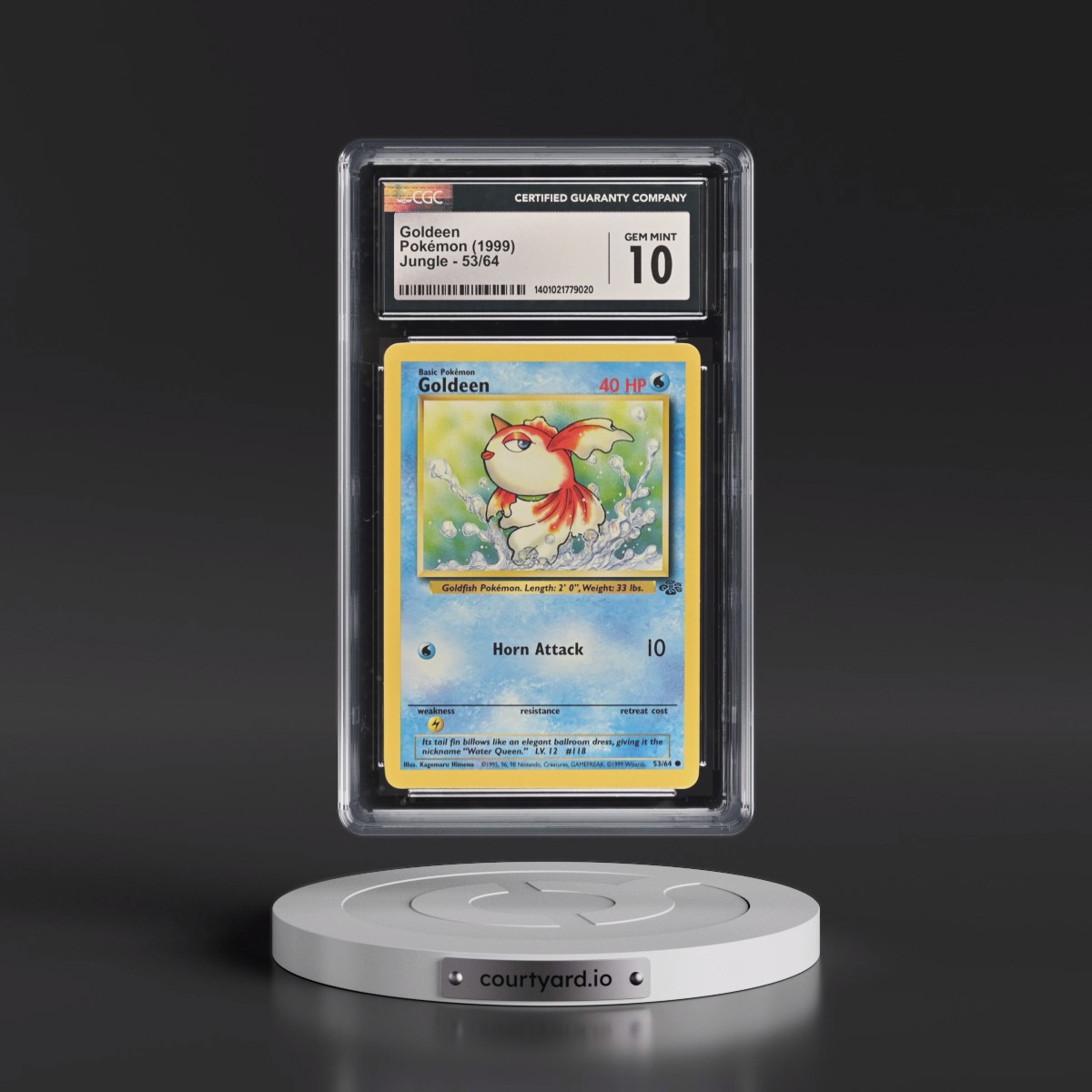 1999 Jungle #53/64 Goldeen (CGC 10 GEM MINT)