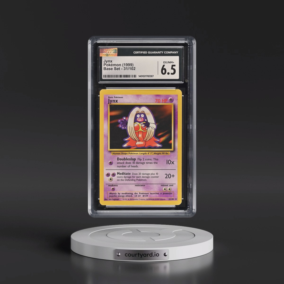 1999 Base Set #31/102 Jynx (CGC 6.5 EX-NM+)
