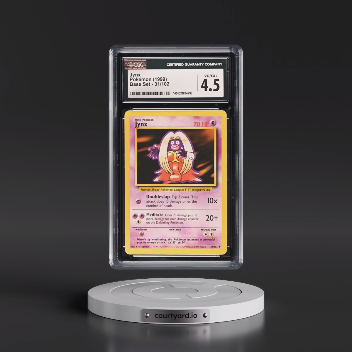 1999 Base Set #31/102 Jynx (CGC 4.5 VG-EX+)
