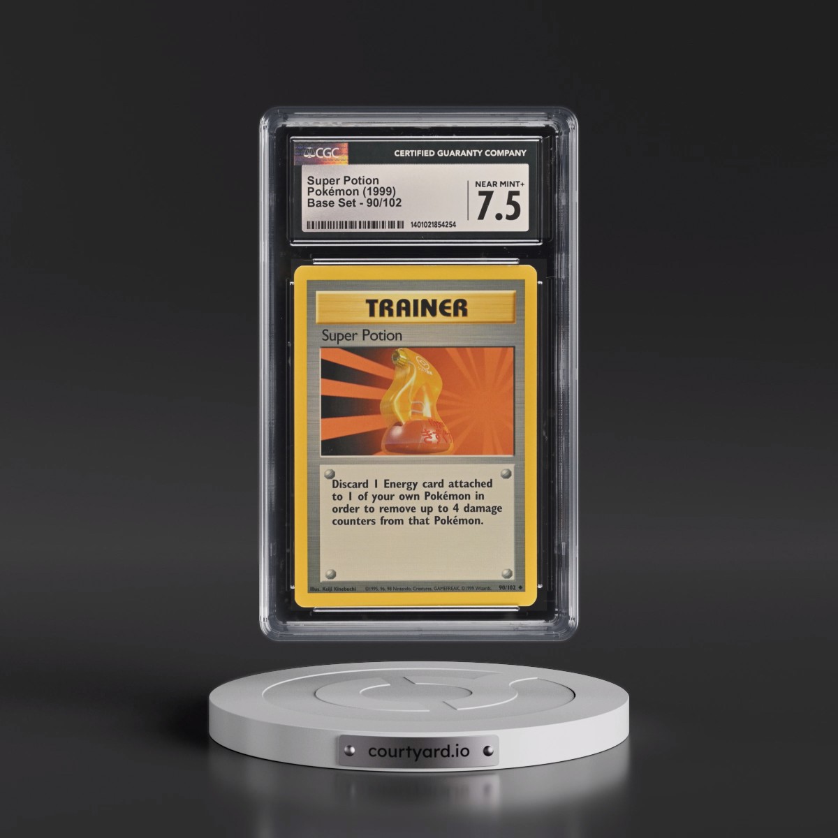 1999 Base Set #90/102 Super Potion (CGC 7.5 NM+)