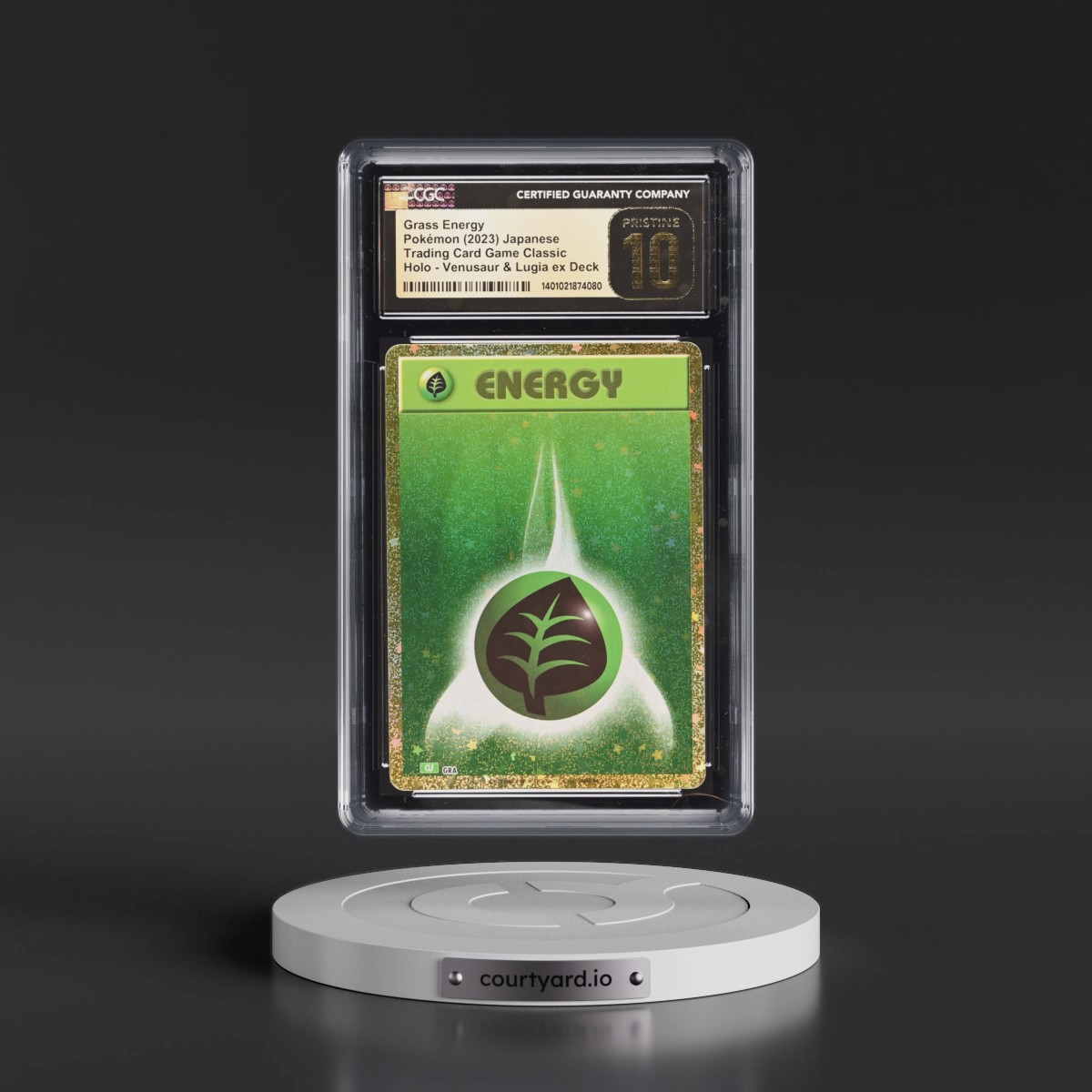 2023 Trading Card Game Classic - CLF, CLL, CLK Grass Energy - Venusaur & Lugia ex Deck - CLF Holo #GRA CGC 10