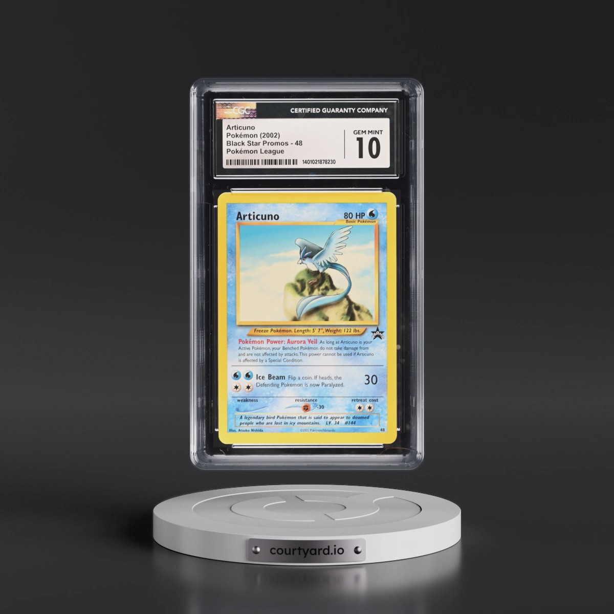 1999 Black Star Promos #48 Articuno - Pokémon League (CGC 10 GEM MINT)