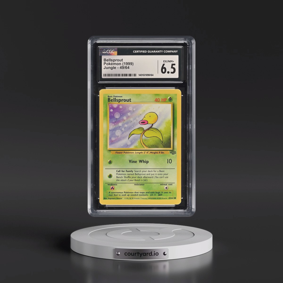 1999 Jungle #49/64 Bellsprout (CGC 6.5 EX-NM+)