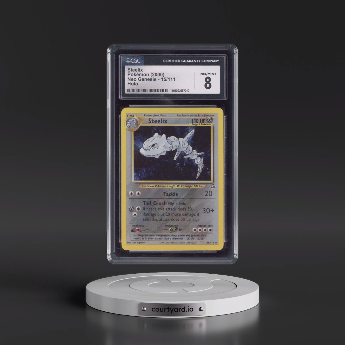 2000 Neo Genesis #15/111 Steelix - Holo (CGC 8 NM-MT)