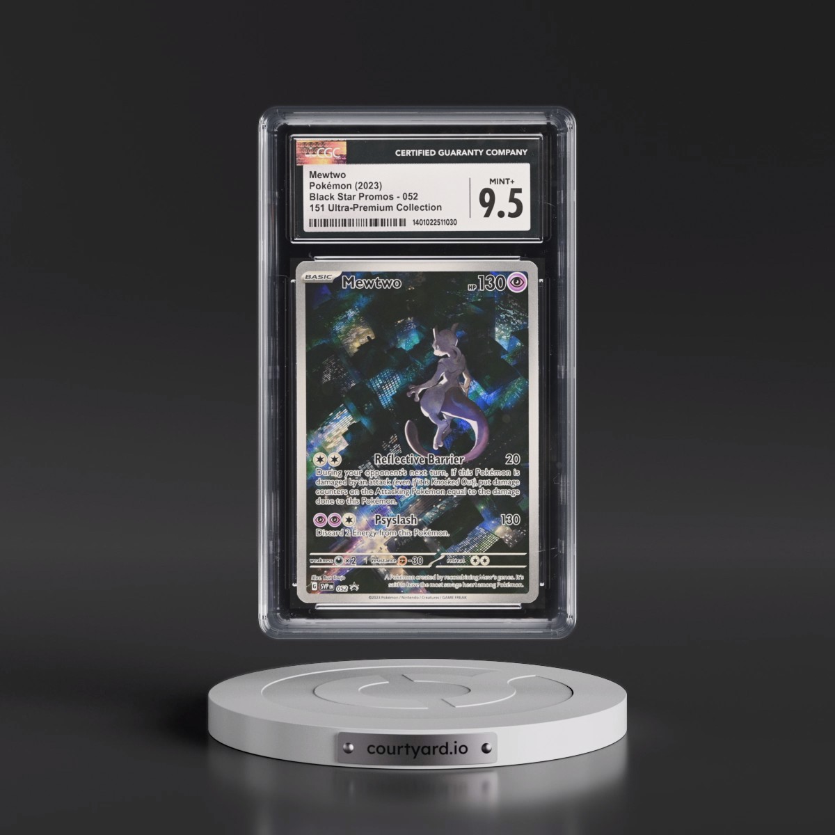 2023 Black Star Promos - Scarlet & Violet SVPEN #052 Mewtwo - 151 Ultra-Premium Collection (Holo) (CGC 9.5 MINT+)